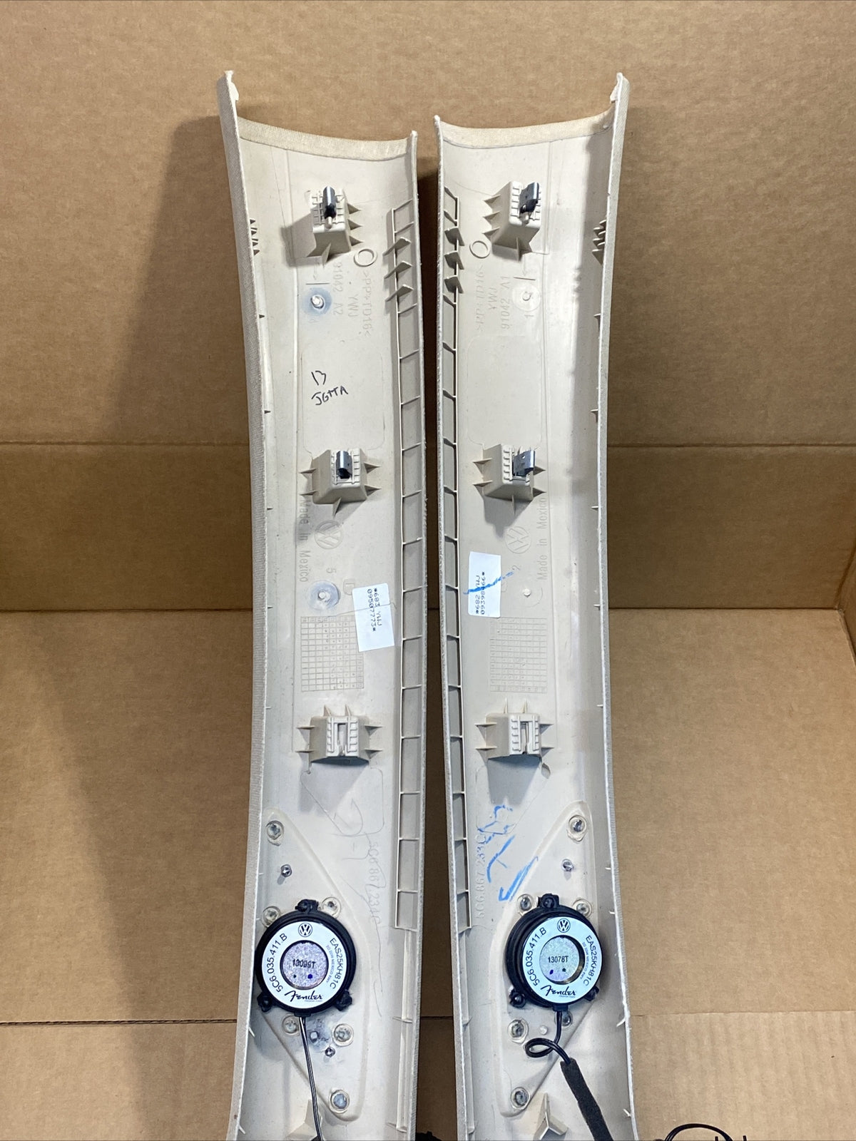 2011 2013 Jetta A Pillar Left Right Driver Passenger Fender Tweeters  Speakers8