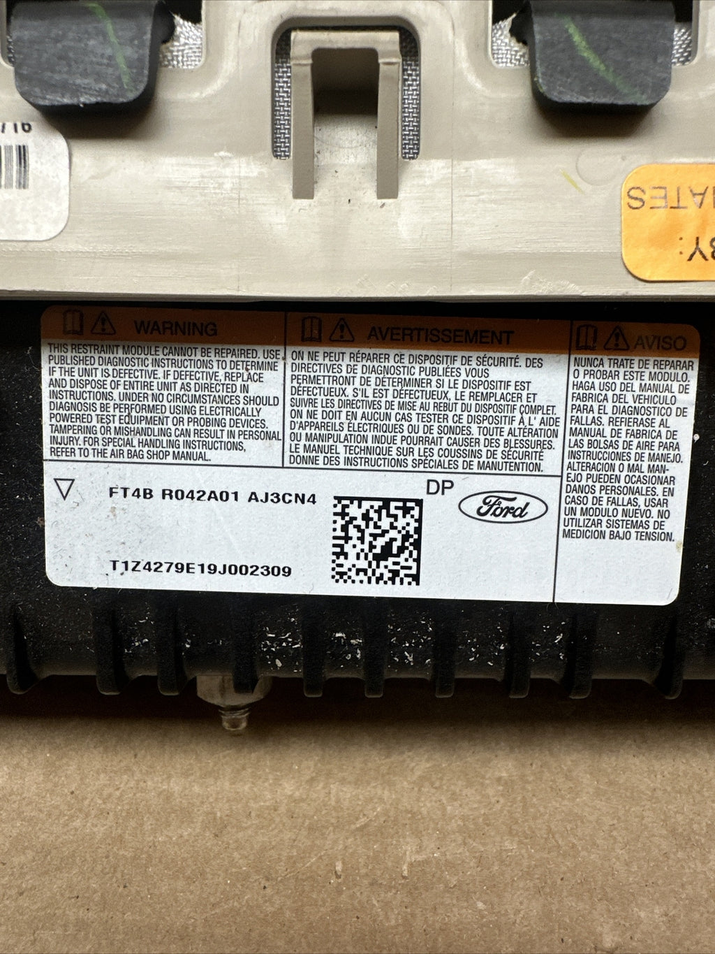 2015 2021 Ford Edge Left Side Driver Knee Lower Air Bag Airbag FT4BR042A01AJ3CN44