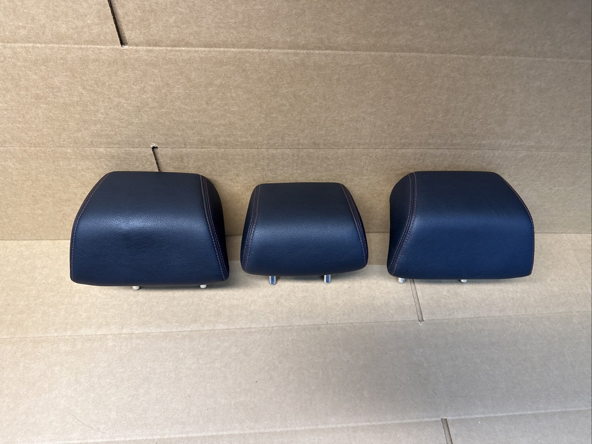 2014 2018 Mazda3 Mazda 3 Head Rest Headrest 2nd Row Rear Seat Set Black Leather1