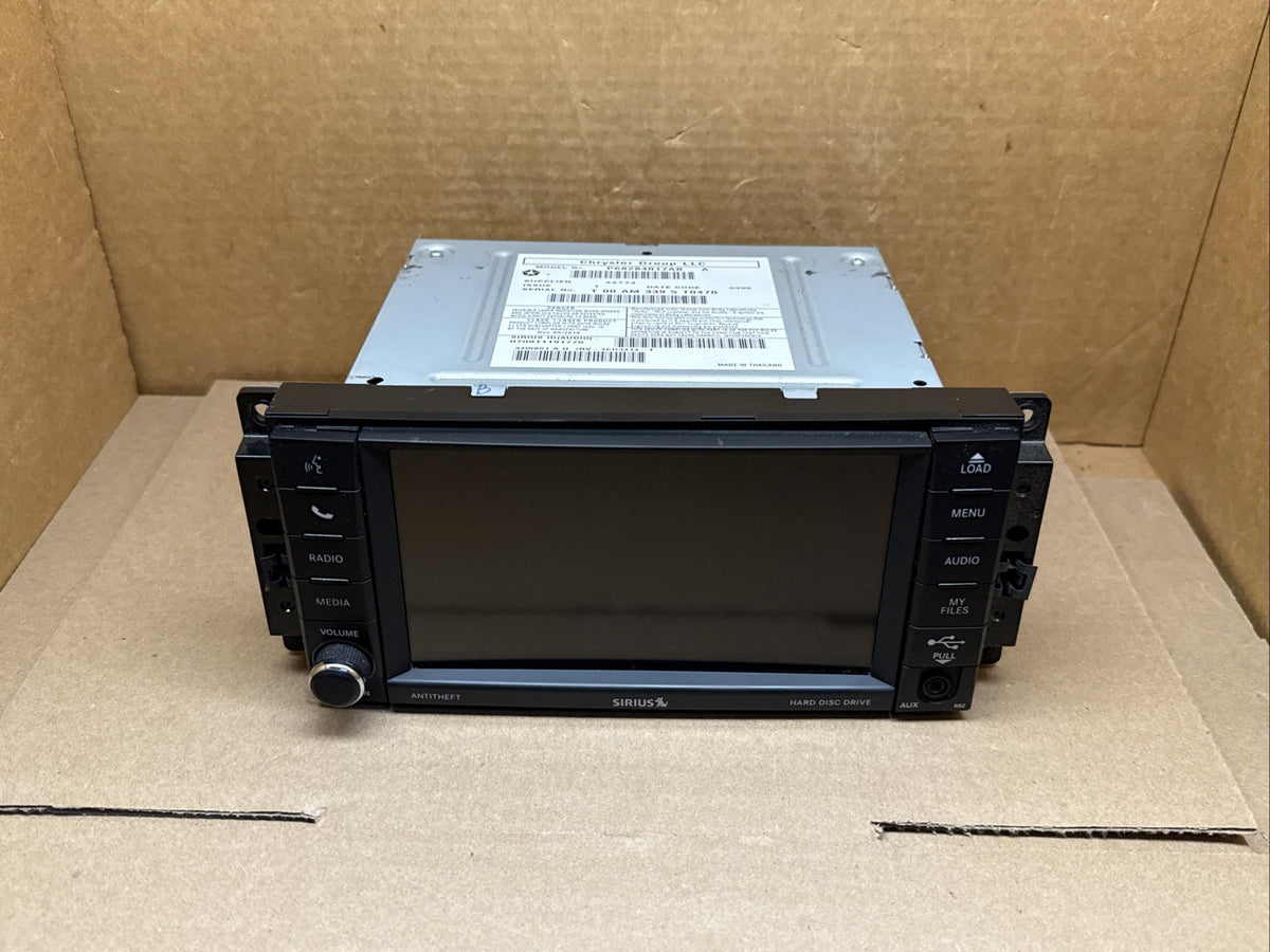Jeep Dodge Chrysler Touchscreen Radio RBZ P68284017AB 68284017AB0