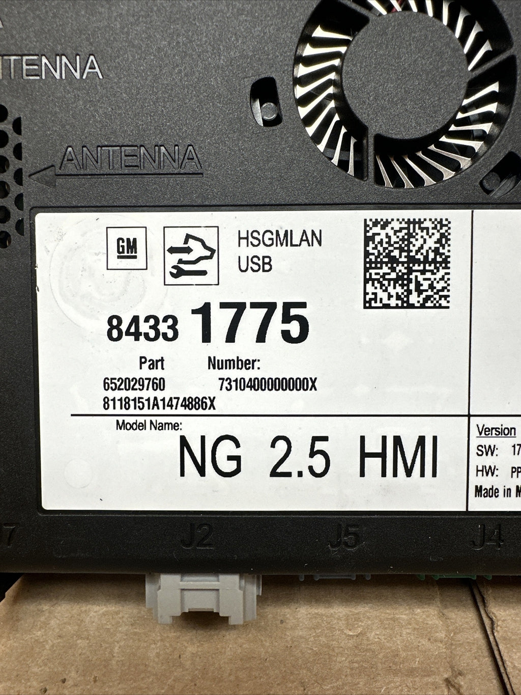 2015 2018 GM OEM 2.5 HMI HUMAN MACHINE INTERFACE CONTROL MODULE 843317751