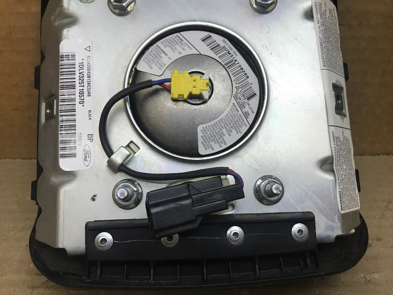 05 07 F250 F350 SUPER DUTY FRONT LEFT DRIVER SIDE STEERING WHEEL AIRBAG AIR BAG 8
