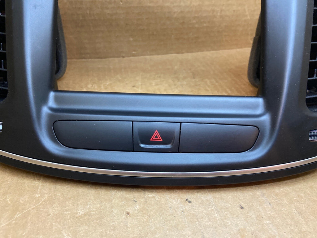 2015 2016 Chrysler 200 Dash Radio Bezel Trim Vent Hazard Surround Black 8.4"5