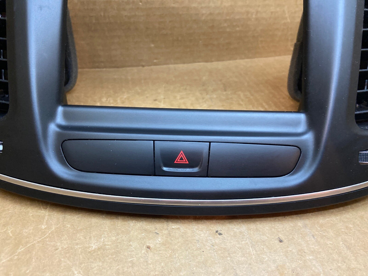 2015 2016 Chrysler 200 Dash Radio Bezel Trim Vent Hazard Surround Black 8.4"5