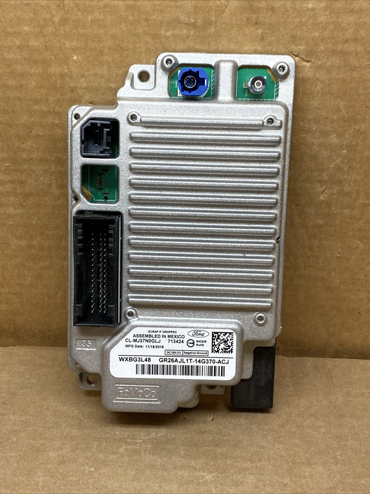 Ford Sync 3 Sync3 Radio Module JL1T 14G370 ACJ0