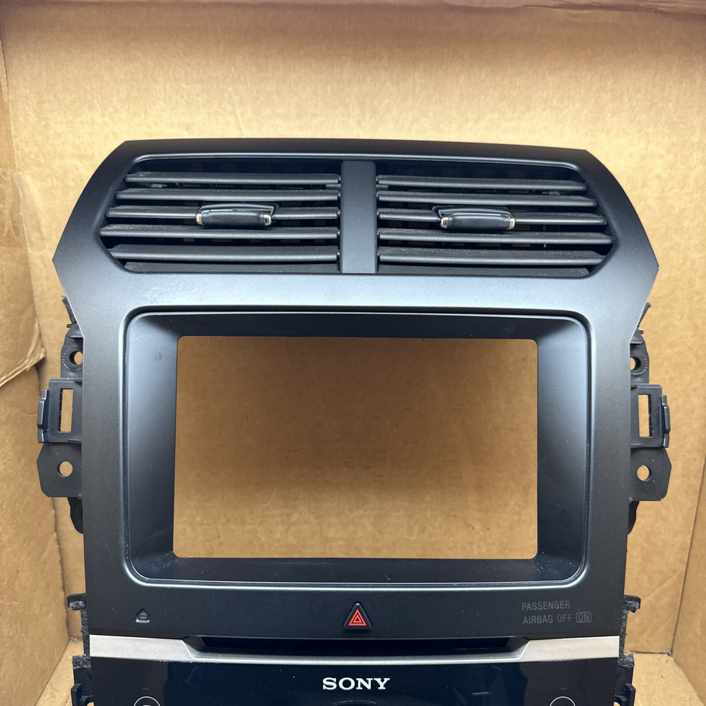 2011 2015 Ford Explorer 8" Sony Radio Climate Control Panel Bezel EB5T 18A802 HA2