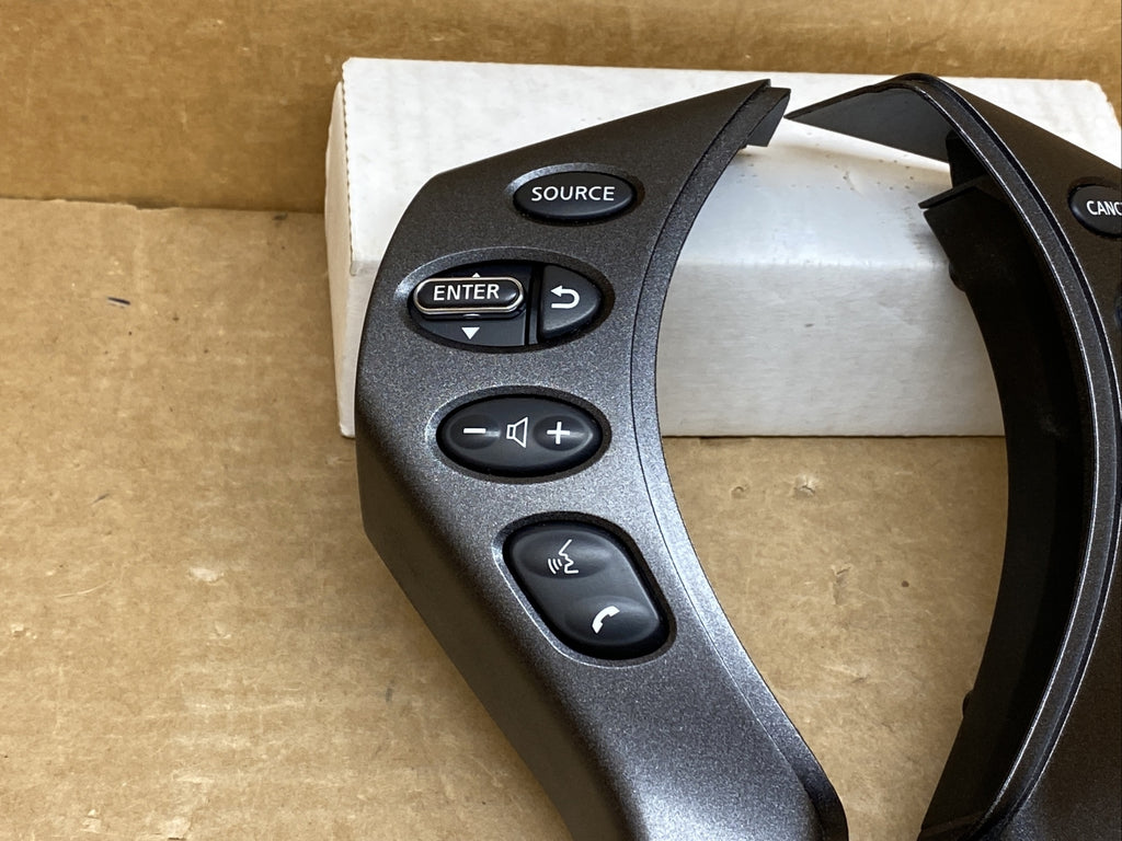 07 12 Nissan Altima Steering Wheel Audio Cruise Control Switch Buttons Charcoal2