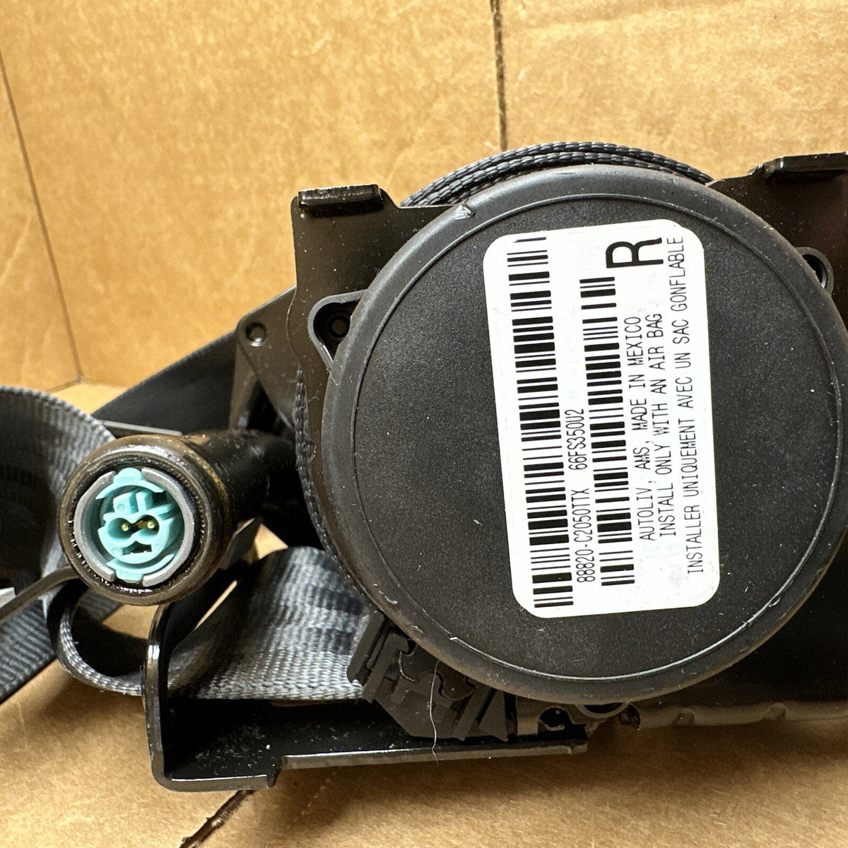 15 17 Hyundai Sonata Front Seat Belts Seatbelts Retractor Driver Passenger Black7