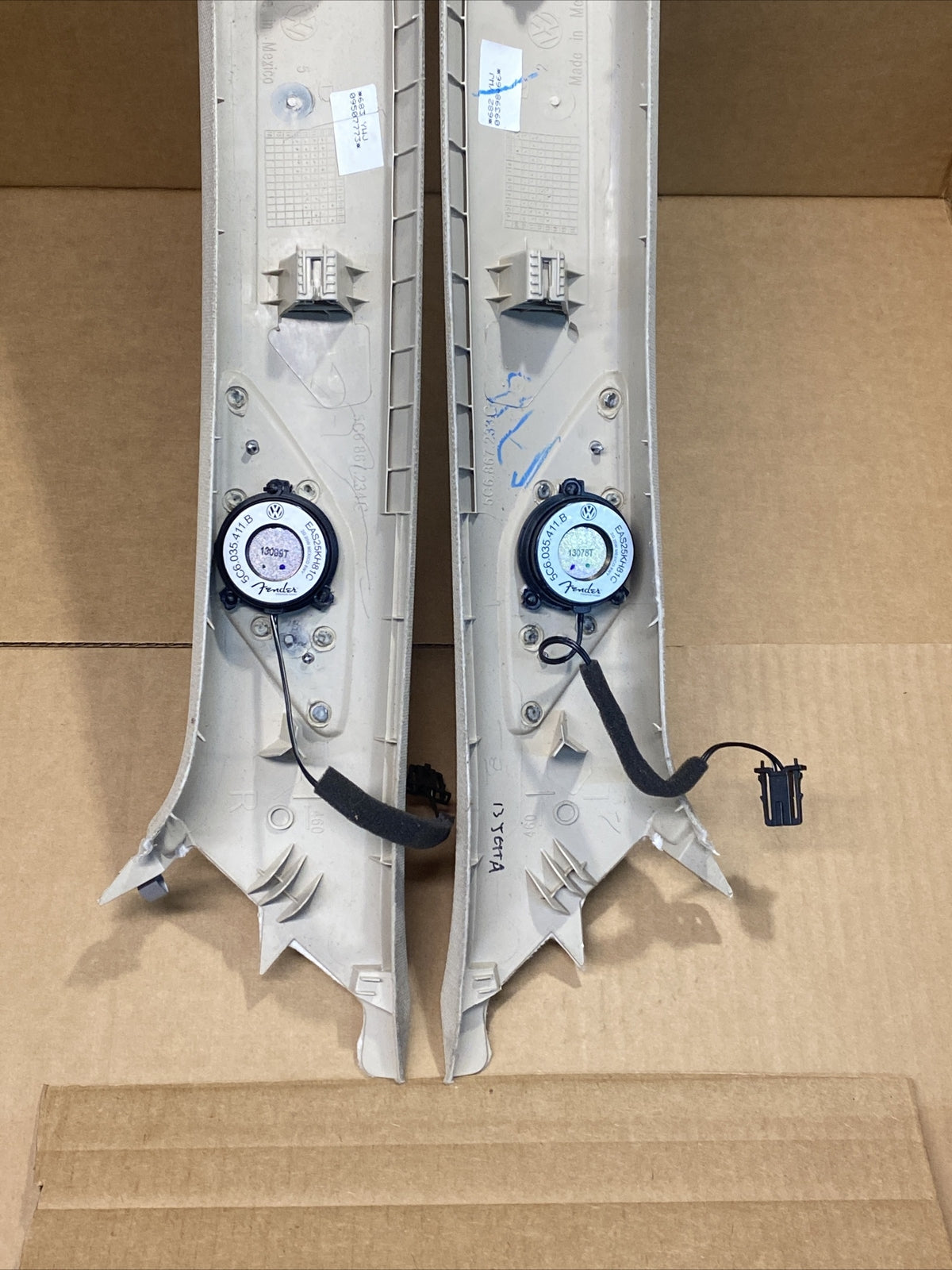 2011 2013 Jetta A Pillar Left Right Driver Passenger Fender Tweeters  Speakers9