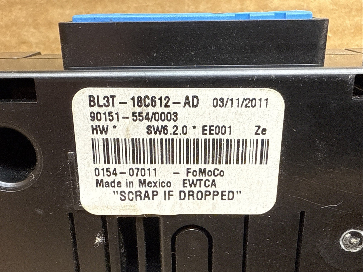 2011 Ford F150 F 150 Temperature Climate Control Module BL3T 18C612 AD1