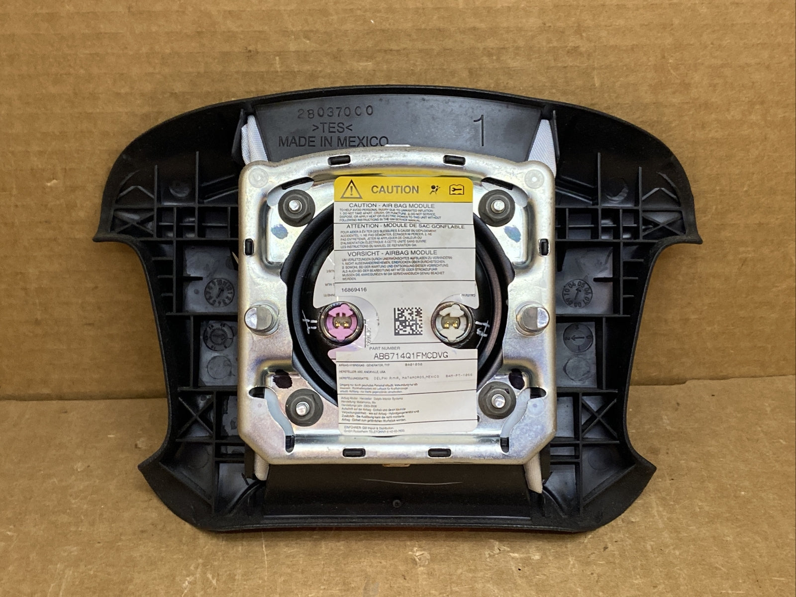 2006 2016 Chevy Impala Front Left Driver Side Steering Wheel Air Bag Airbag8