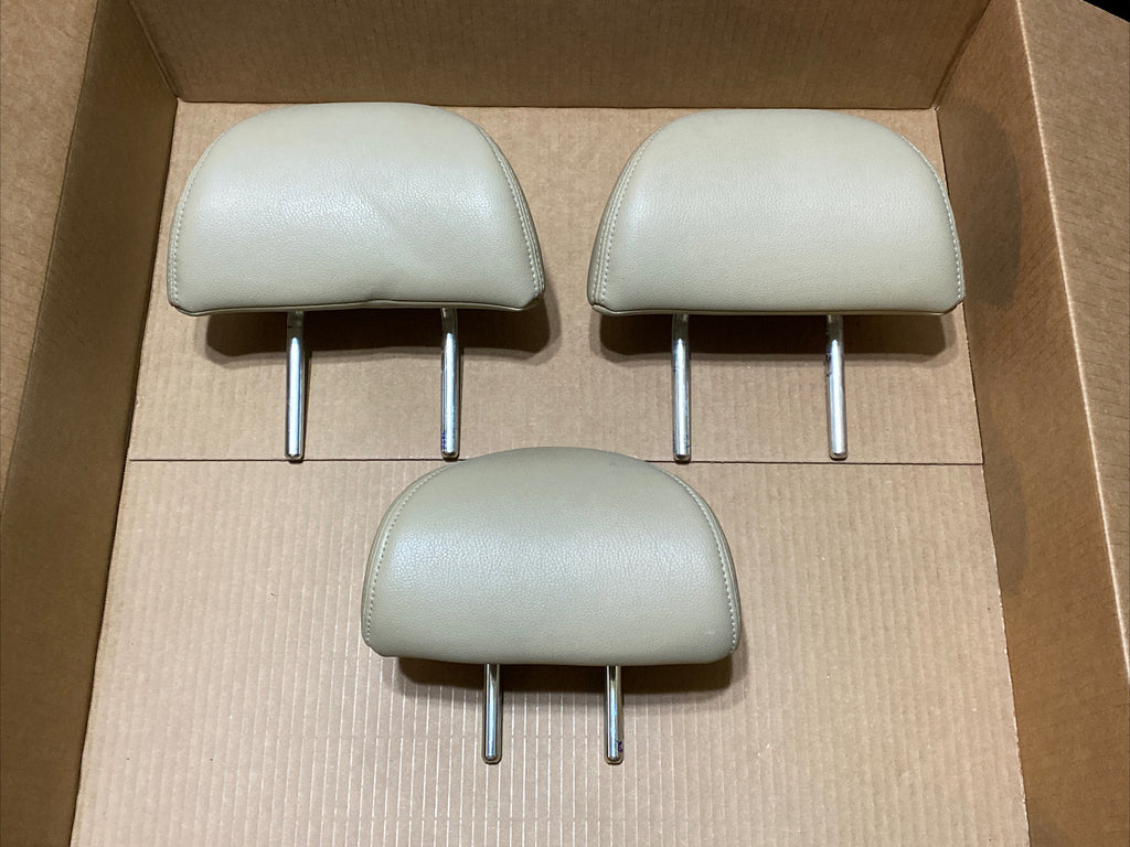 2008 2012 Honda Accord Sedan Back Rear Head Rest Headrest Leather Set Tan0