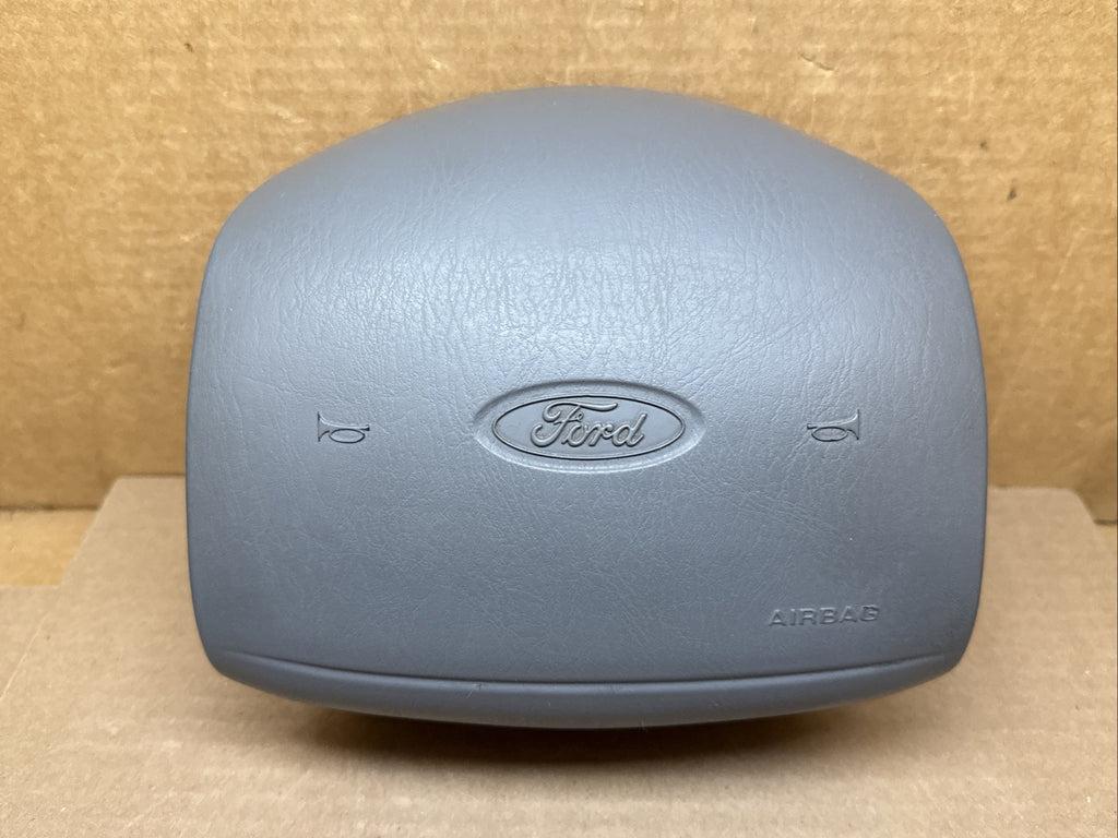 97 02 F150 Expedition Front Left Driver Side Steering Wheel Air Bag Airbag Gray0