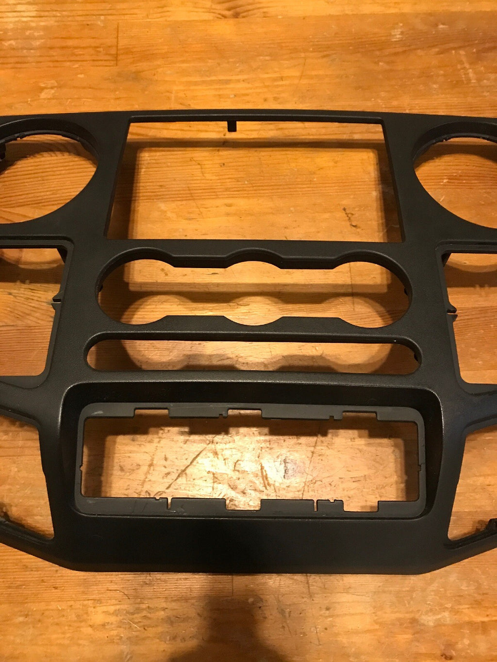 08 10 FORD F250 F350 SD SUPER DUTY CHARCOAL BLACK RADIO CLIMATE CONTROL BEZEL4