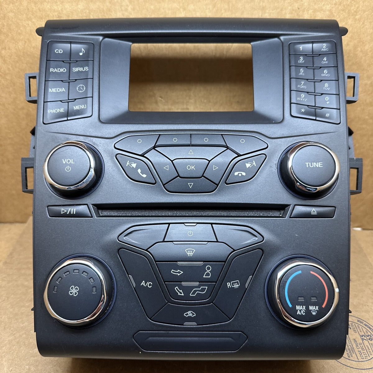 13 16 Ford Fusion Temp Temperature Climate Radio Control Bezel GS7T 18E243 EC7