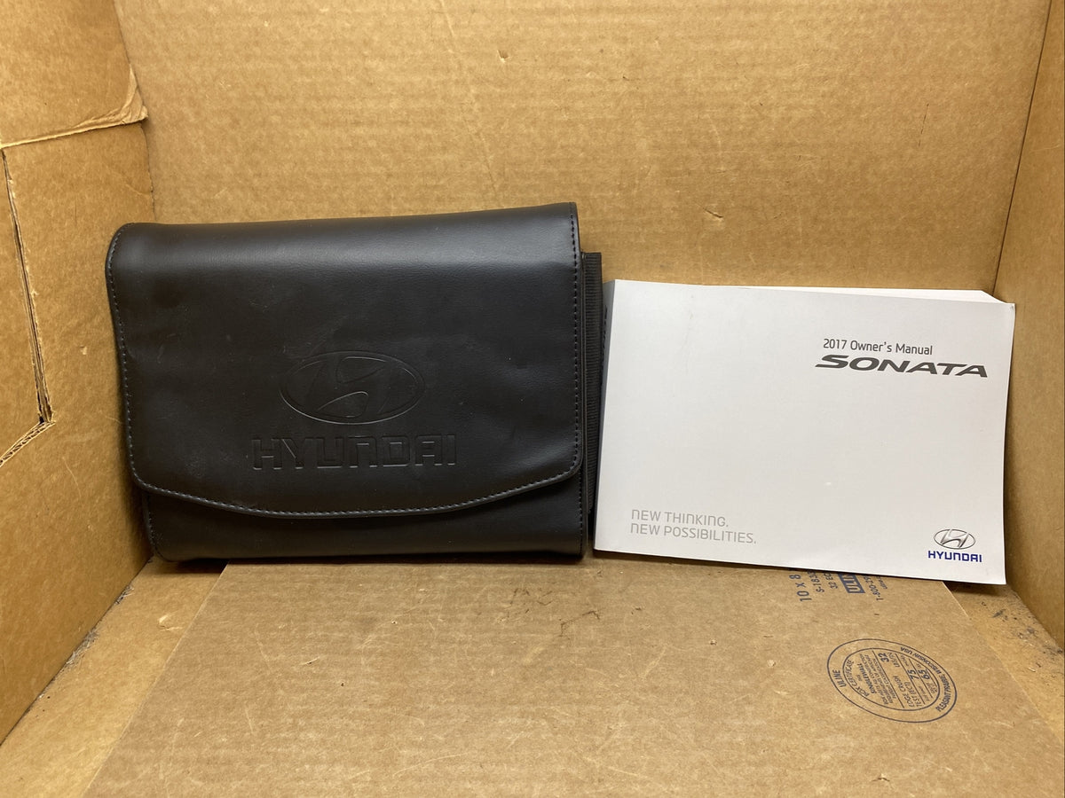 2017 Hyundai Sonata Owner's Owners Owner Manual Book Guide Set Case OEM1