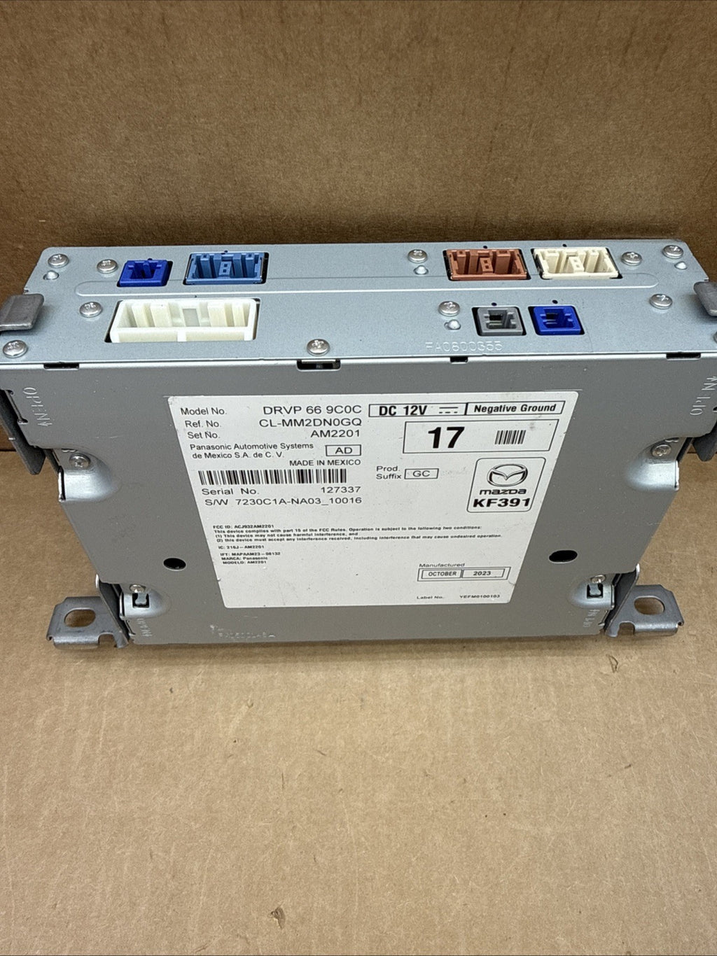 2024 Mazda 3 CX-30 Navigation Module Audio Radio Receiver DRVP 66 9C0C4