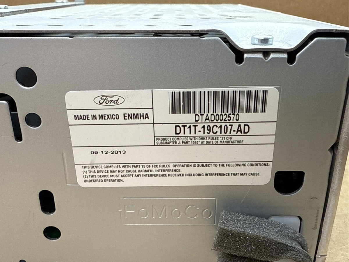 2014-2015 Ford Transit OEM Single CD AM FM MP3 Radio Receiver DT1T-19C107-AD7
