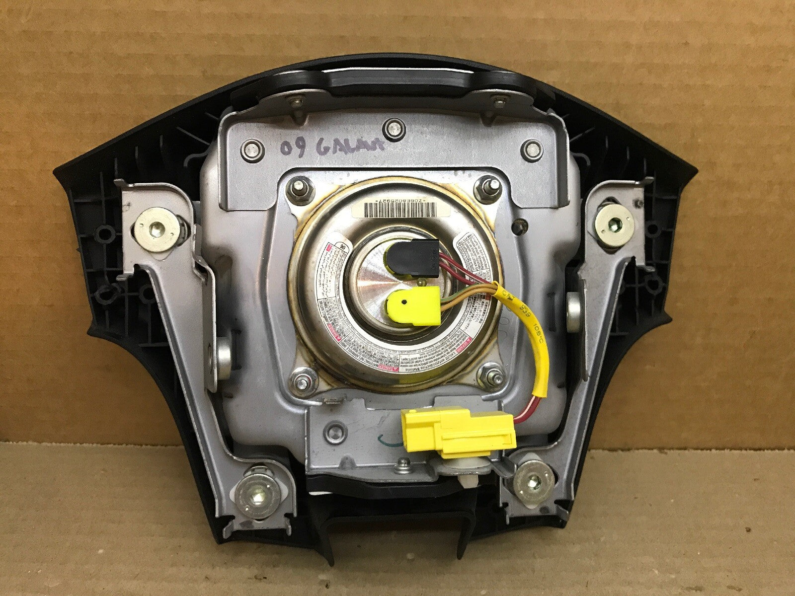 07 12 MITSUBISHI GALANT FRONT LEFT DRIVER SIDE STEERING WHEEL AIRBAG AIR BAG6