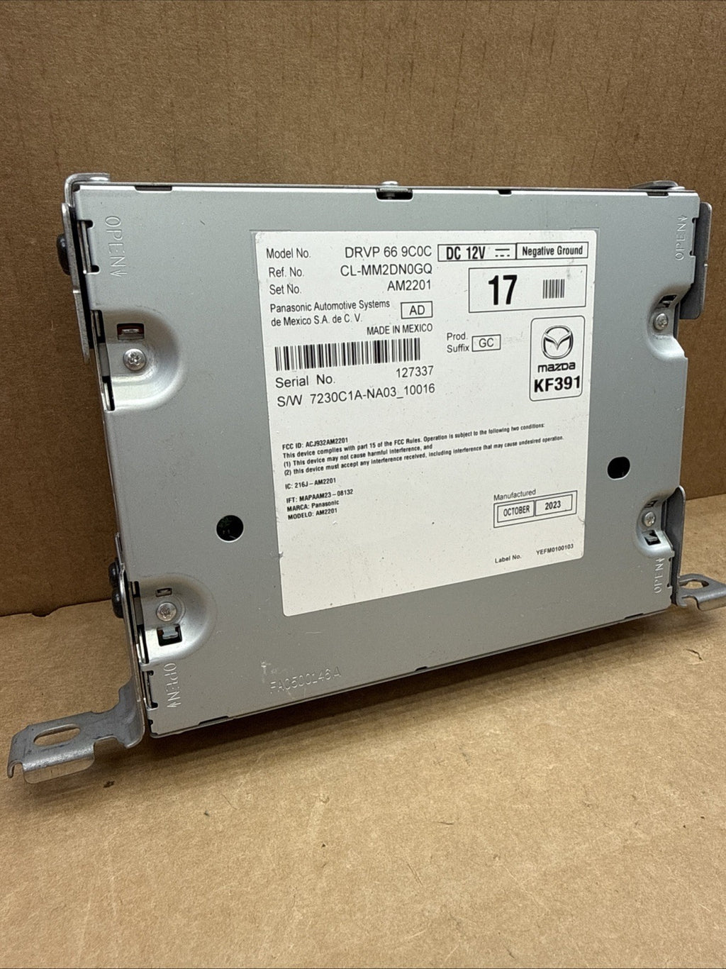 2024 Mazda 3 CX-30 Navigation Module Audio Radio Receiver DRVP 66 9C0C2