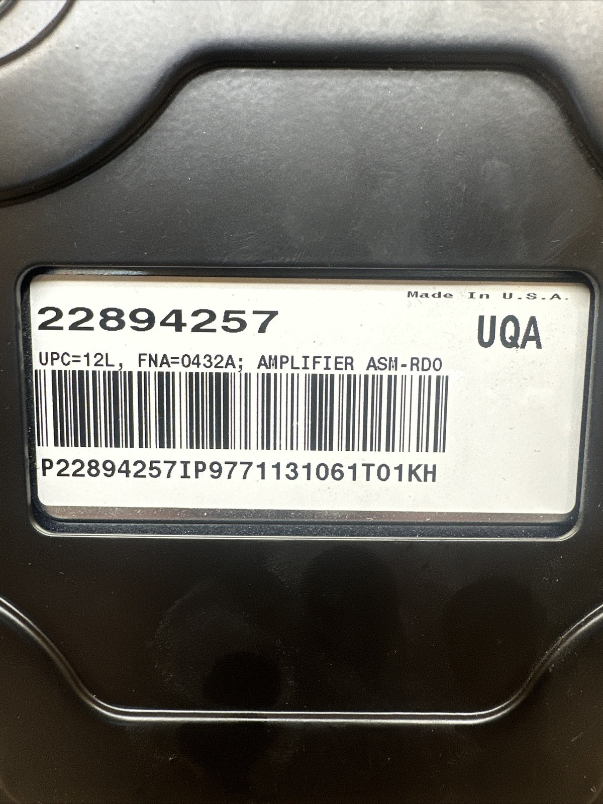 2010 2013 Buick Lacrosse ACDelco Audio Stereo Amp Amplifier OEM UQA 228942571