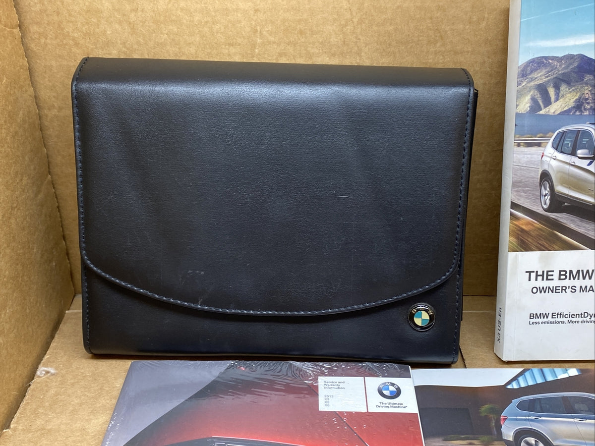 2013 BMW X3 Owner's Owners Owner Manual Book Guide Set Case OEM2