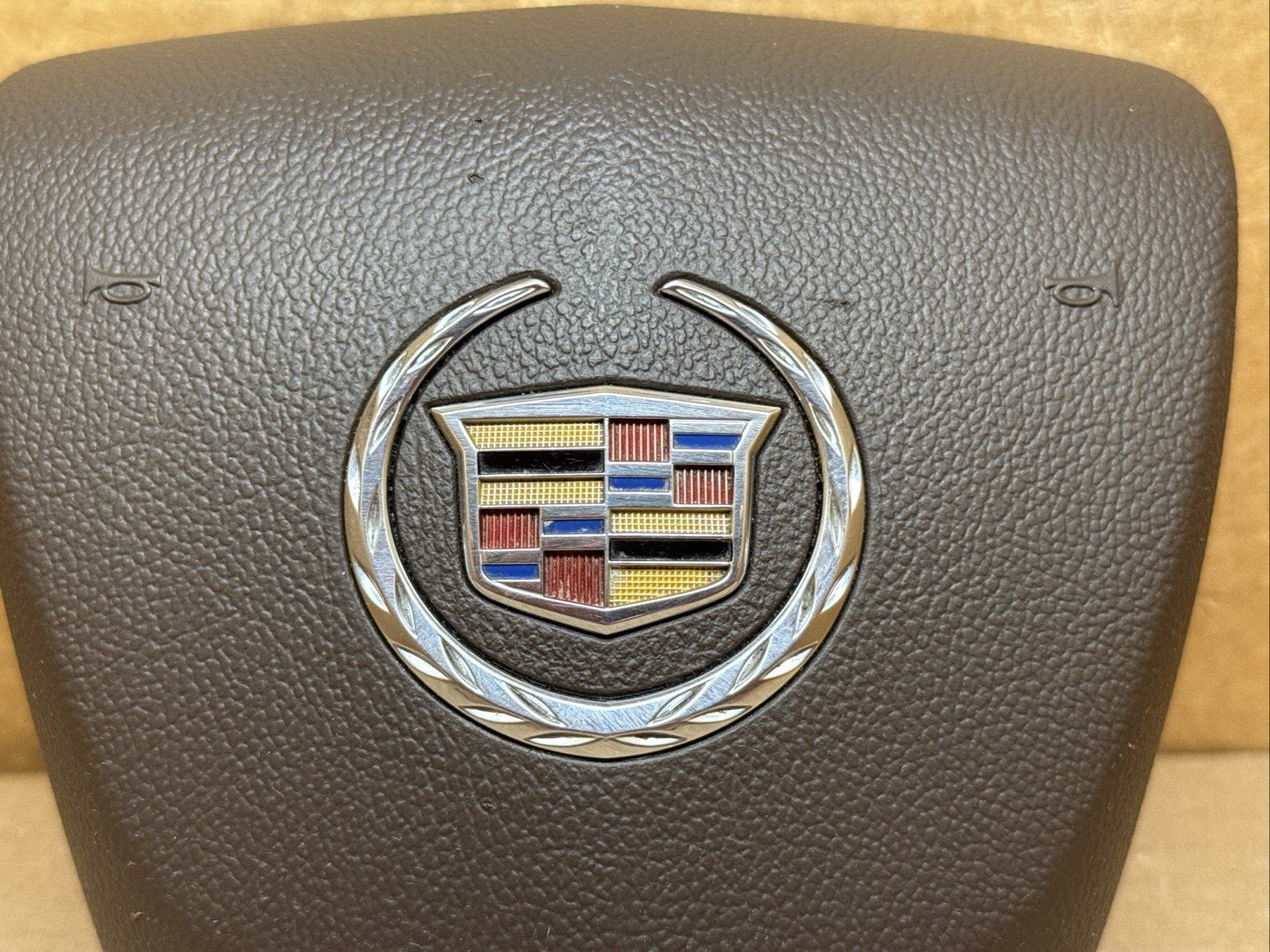 14 16 Cadillac SRX Front Left Driver Side Steering Wheel Air Bag Airbag Brown5