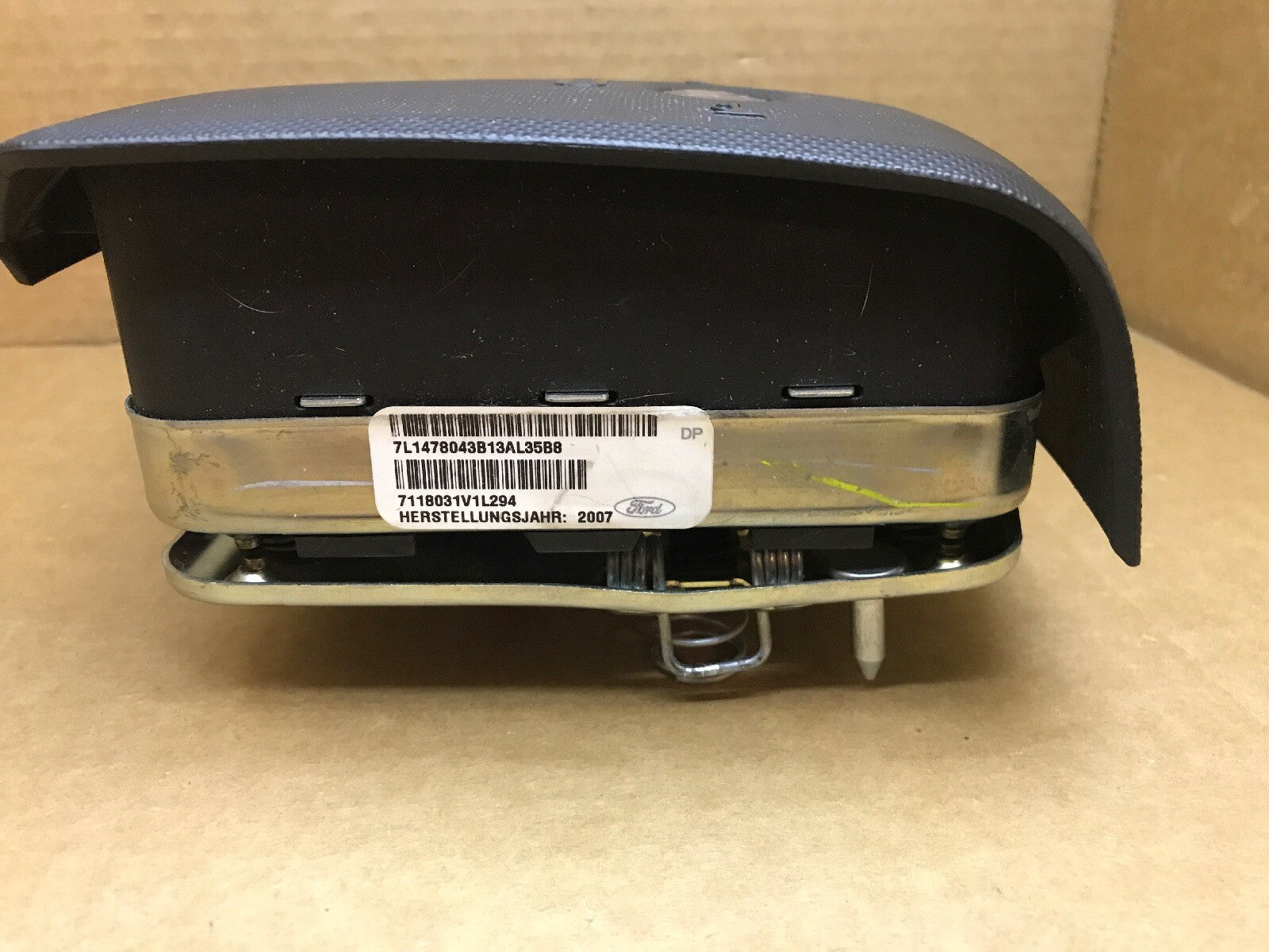 07 14 FORD EXPEDITION LEFT DRIVER SIDE STEERING WHEEL AIRBAG AIR BAG BLACK9