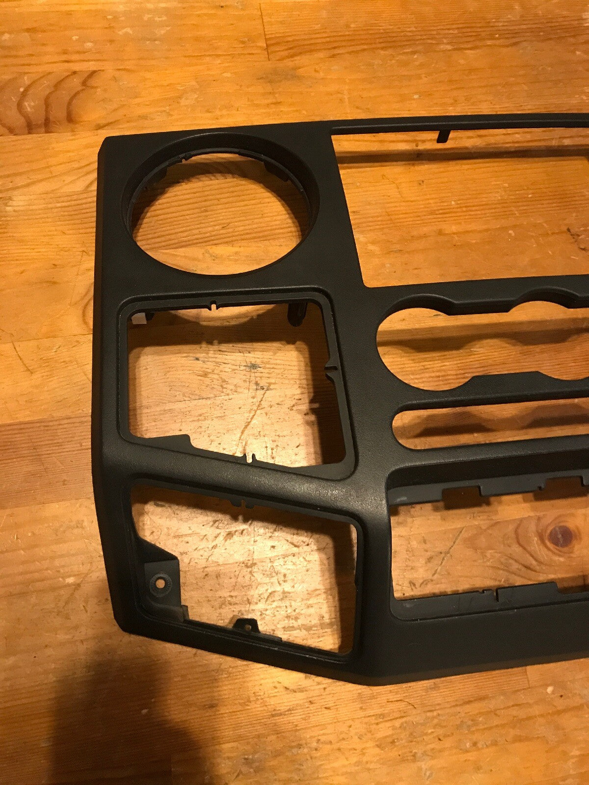 08 10 FORD F250 F350 SD SUPER DUTY CHARCOAL BLACK RADIO CLIMATE CONTROL BEZEL3