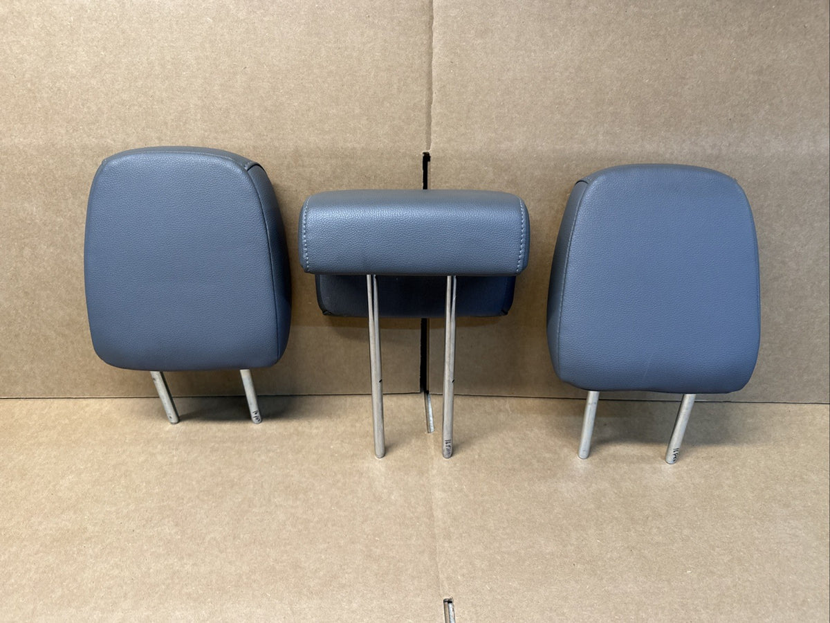 2013 2019 Ford Flex Rear 2nd Row Gray Leather Headrest Set Head Rest OEM5