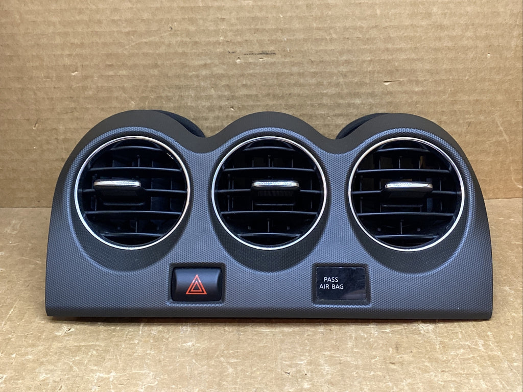2007 2012 Nissan Altima Center Dash Three Air Vent Hazard Switch Insert Brown4