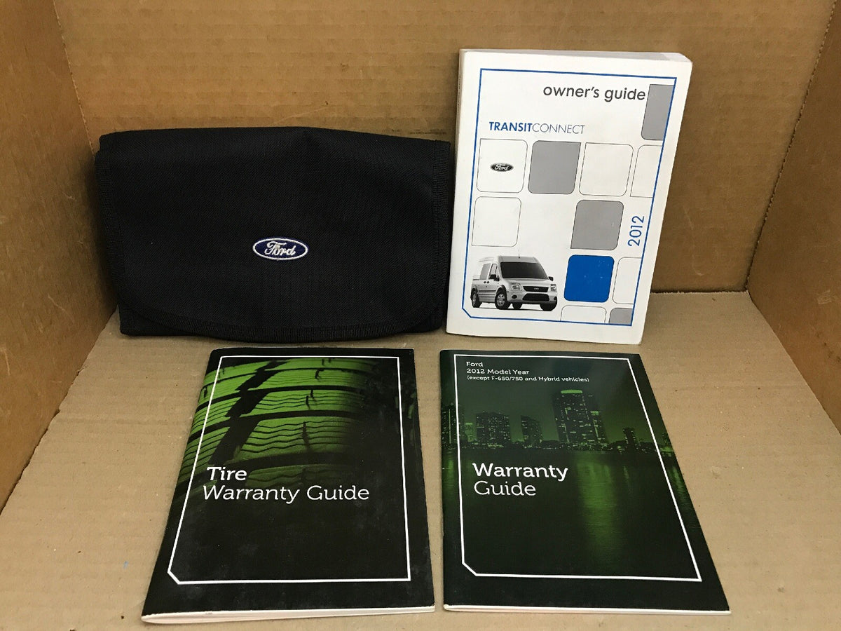 2012 12 FORD TRANSIT CONNECT OWNER'S OWNERS OWNER MANUAL BOOK GUIDE SET CASE OEM0