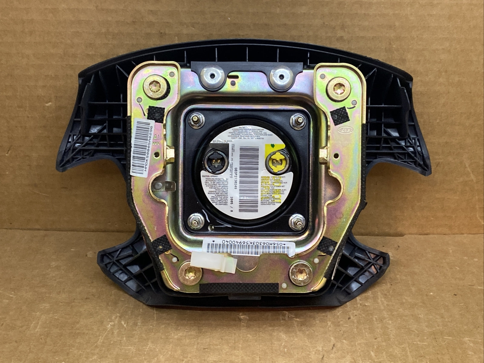 06 08 Hyundai Sonata Front Left Driver Side Steering Wheel Air Bag Airbag Beige5