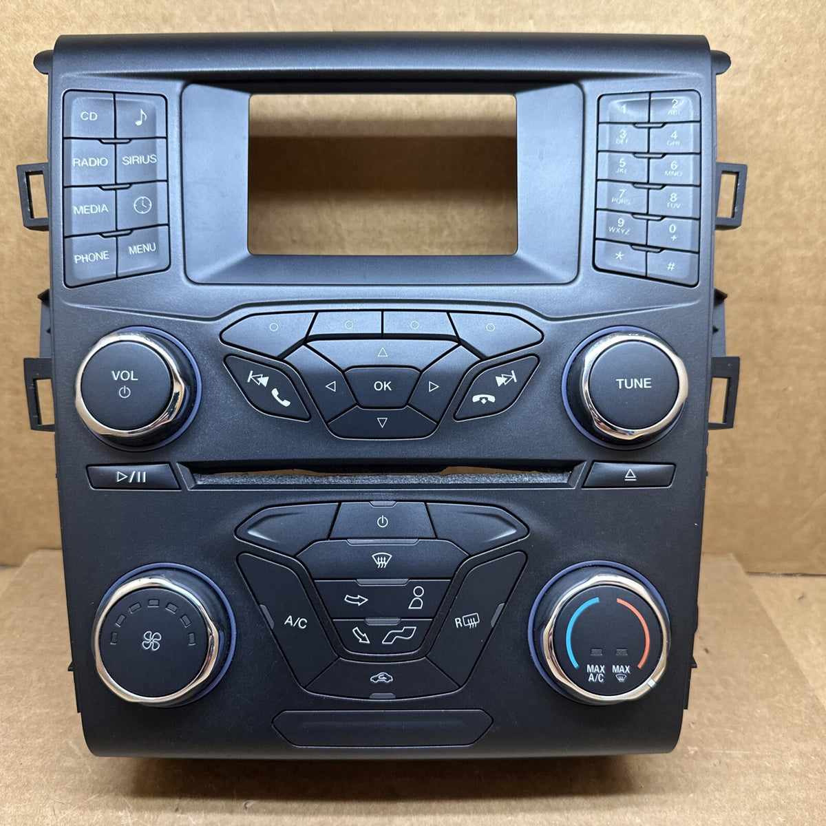 2015 Ford Fusion Temp Temperature Climate Radio Control Bezel FS7T 18E243 ED0