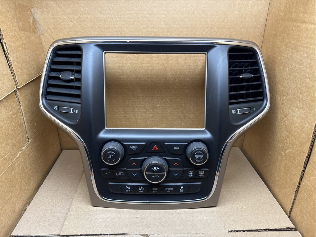 2016 2017 Jeep Grand Cherokee Temp Temperature Control Radio Bezel 68254006AE0