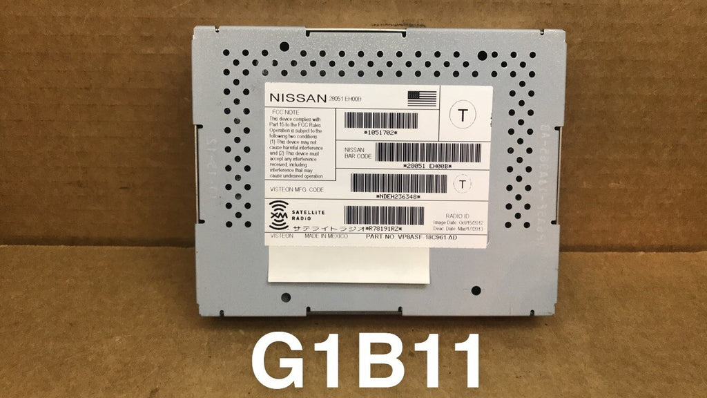 05 17 INFINITI G35 G37 Q40 Q60 Q70 SATELLITE CONTROL MODULE 28051 EH00B0
