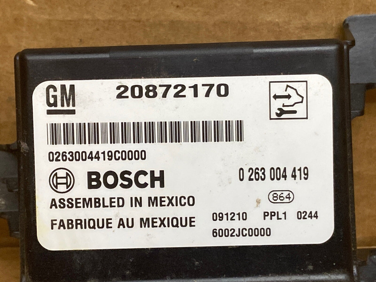 2010 2013 CHEVROLET SILVERADO REAR PARK ASSIST MODULE OEM 208721701