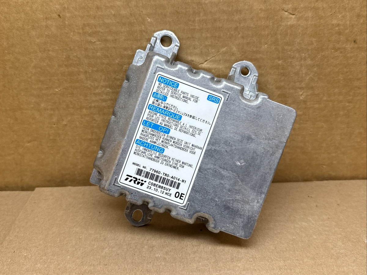 2012 Honda Civic Air Bag Airbag Computer Control Module Unit 77960 TR0 A014 M10