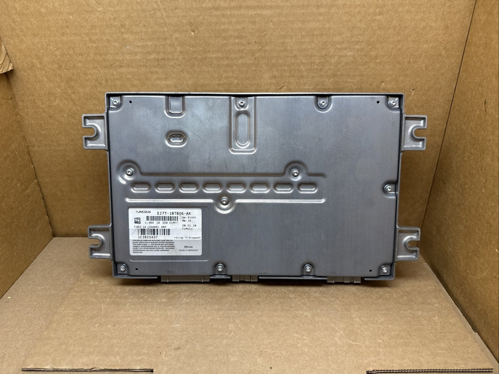 2013 2016 Lincoln MKS Radio Amp Amplifier Audio Stereo EJ7T 18T806 AK5