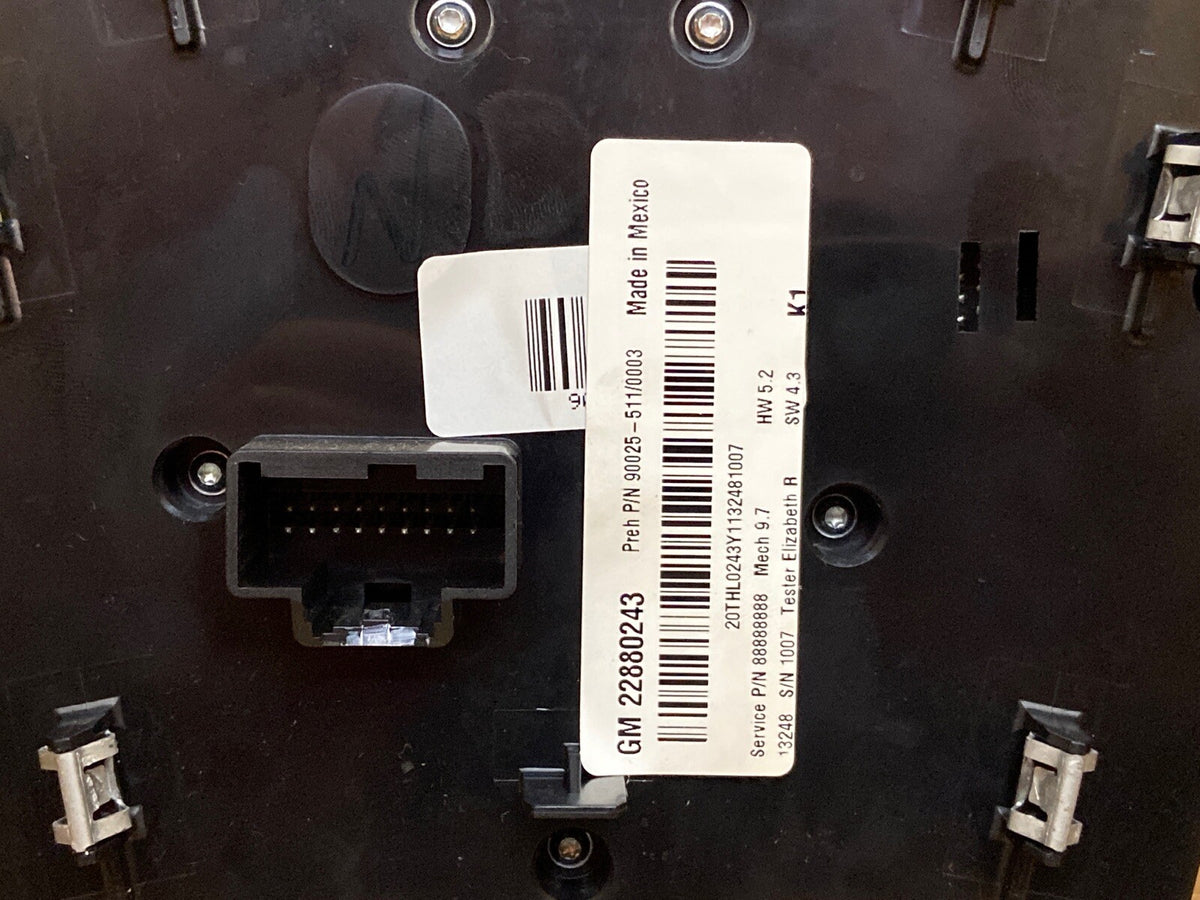 2012 2015 Chevy Equinox Terrain Radio Face Climate Control Panel Bezel 228802438
