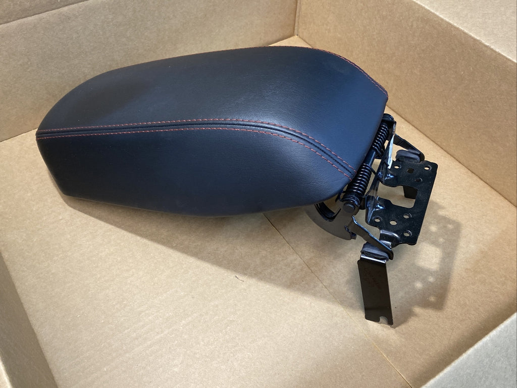 2014 2020 Jeep Cherokee Center Console Arm Rest Armrest Lid Top Black Red Stitch9