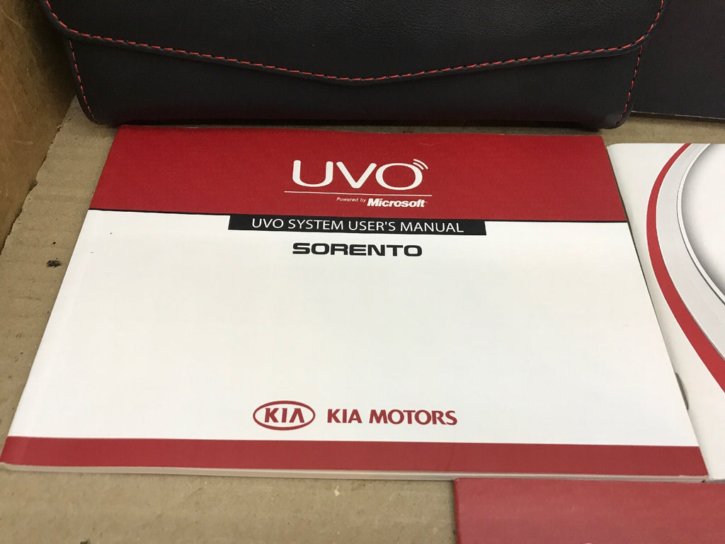 2014 14 KIA SORENTO OWNER'S OWNERS OWNER MANUAL BOOK GUIDE SET CASE WALLET OEM4