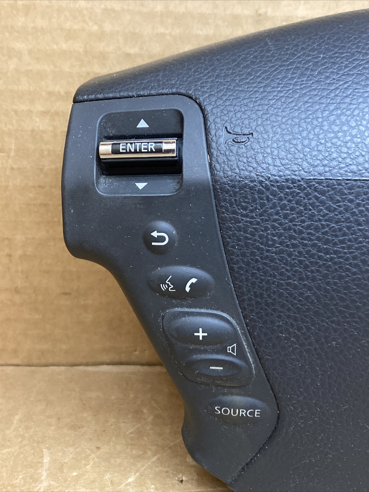 Infiniti M35 Front Left Driver Side Steering Wheel Air Bag Airbag Controls Black2