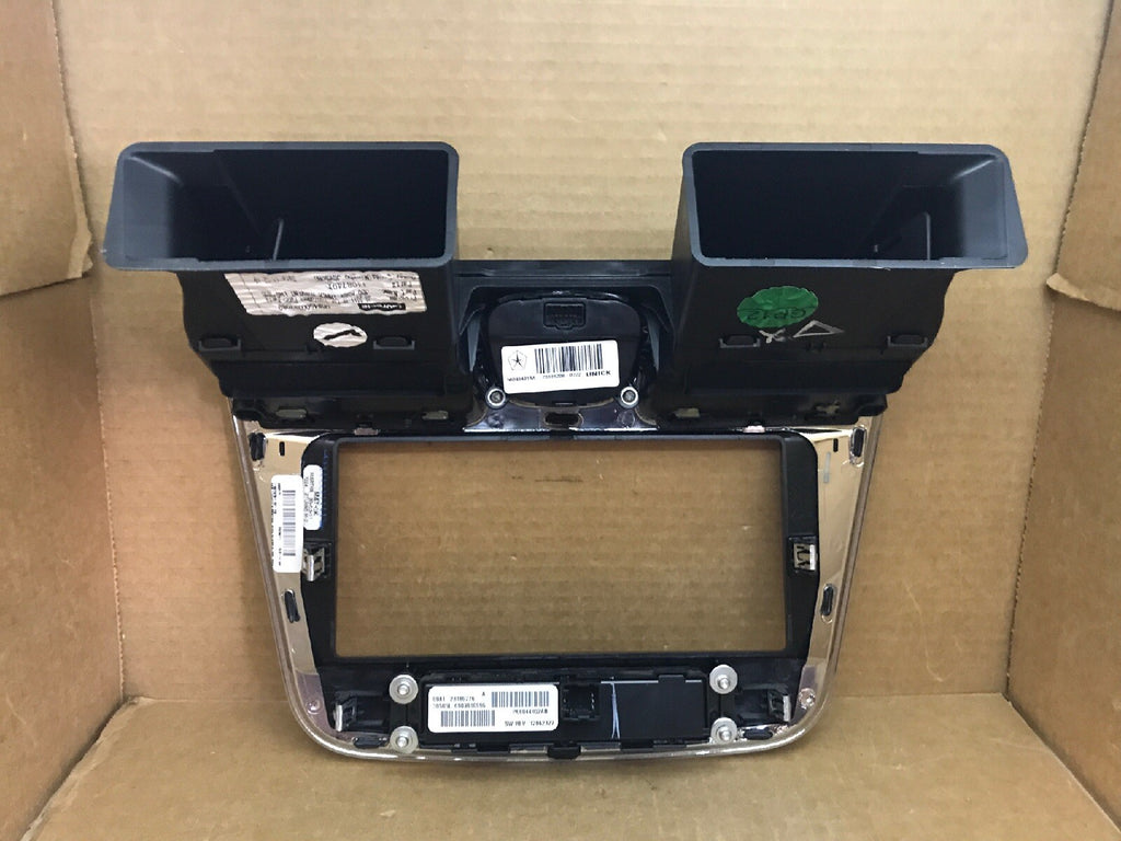 11 12 13 14 CHRYSLER 200 DASH RADIO TRIM BEZEL W/ CLOCK HAZARD SWITCH OEM9