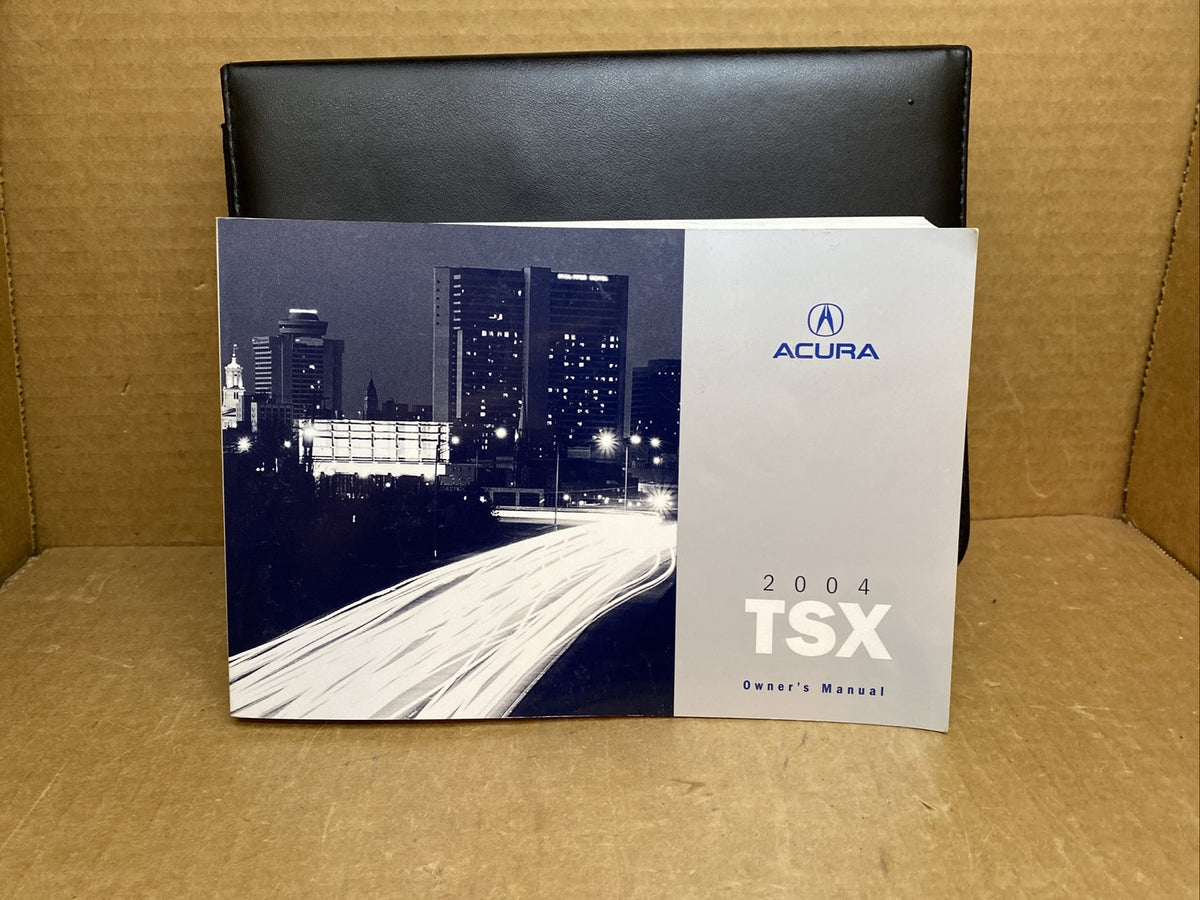 2004 04 Acura TSX Owner's Owners Owner Manual Book Guide Set Case OEM3