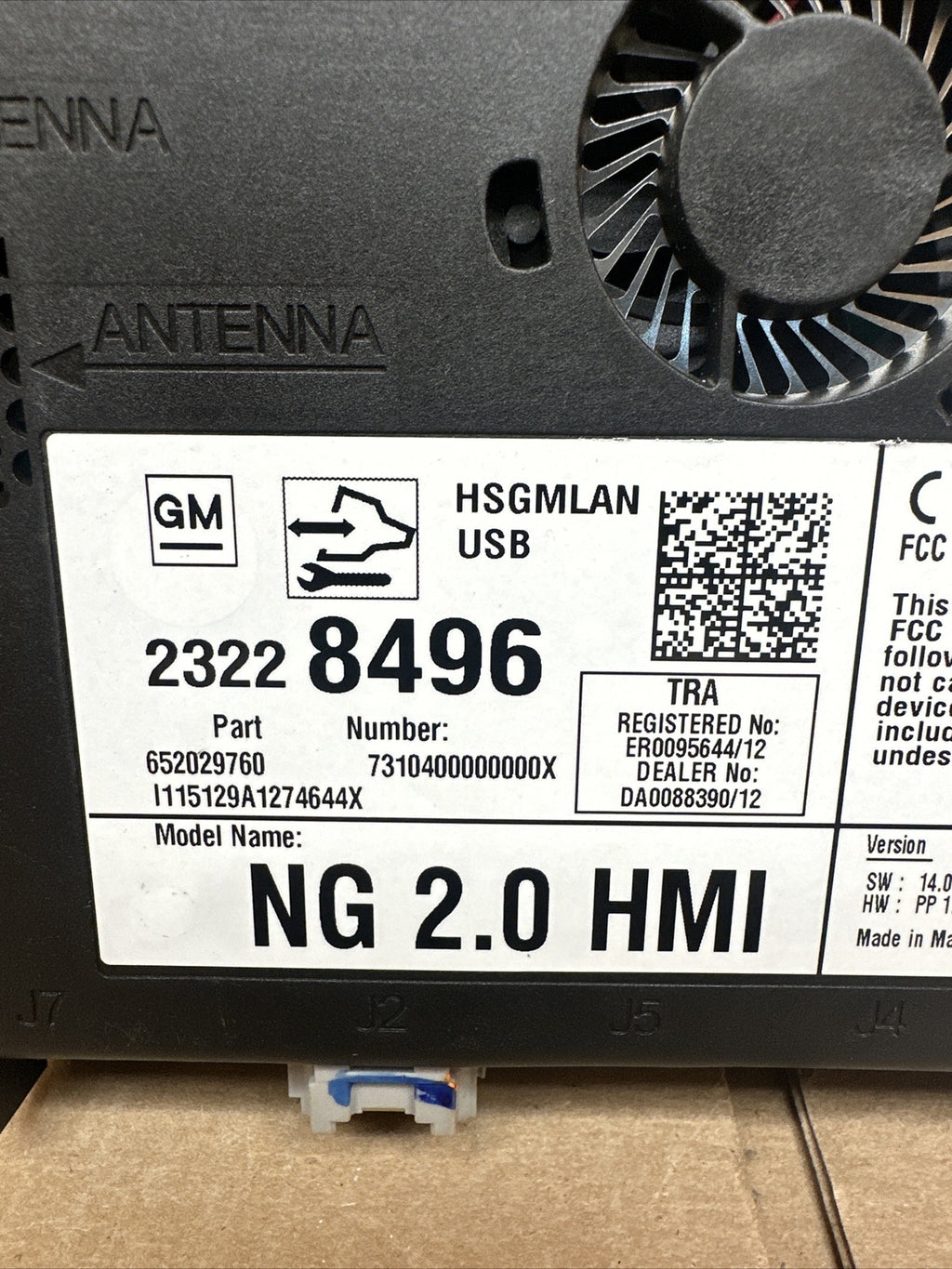 2015 2016 GM HMI Human Machine Interface Control Module 232284961