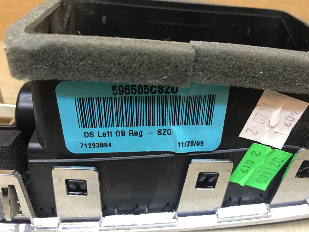 2009 2012 DODGE RAM OEM LEFT LH DRIVERS SIDE OB DASH VENT TRIM BLACK CHROME6