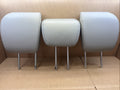 2016-2022 HONDA HR-V REAR 2ND ROW HEADREST SET LEFT RIGHT GRAY LEATHER OEM0