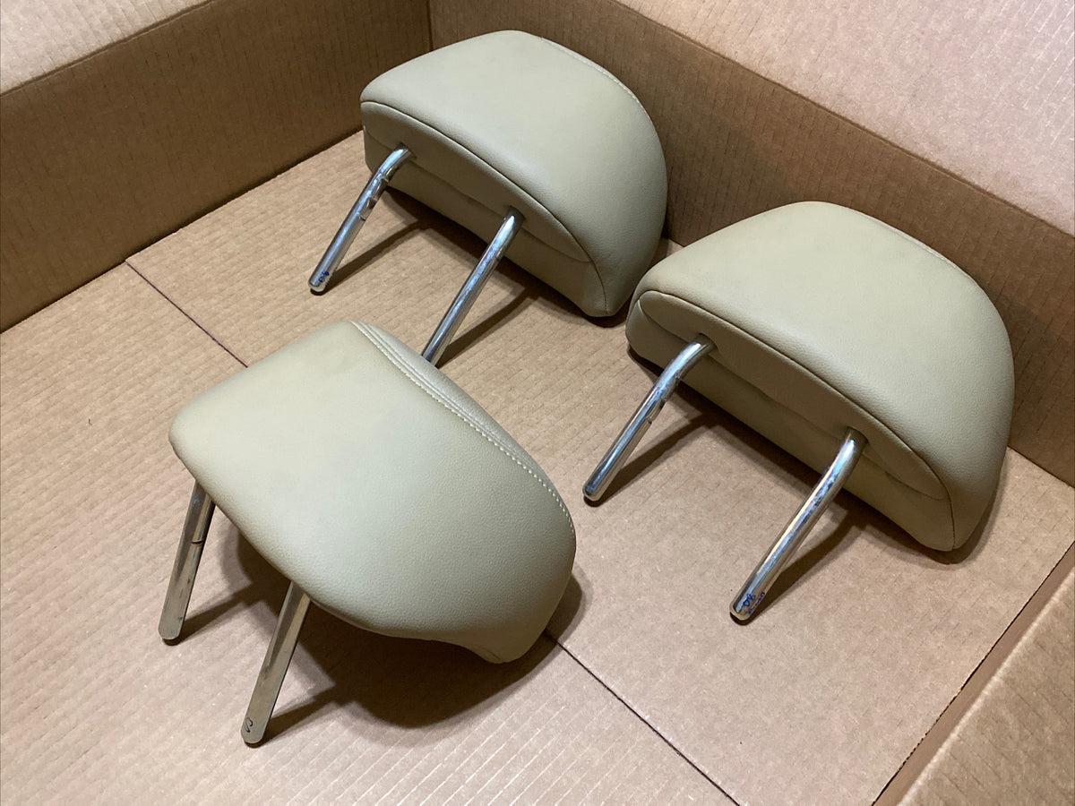 2008 2012 Honda Accord Sedan Back Rear Head Rest Headrest Leather Set Tan7