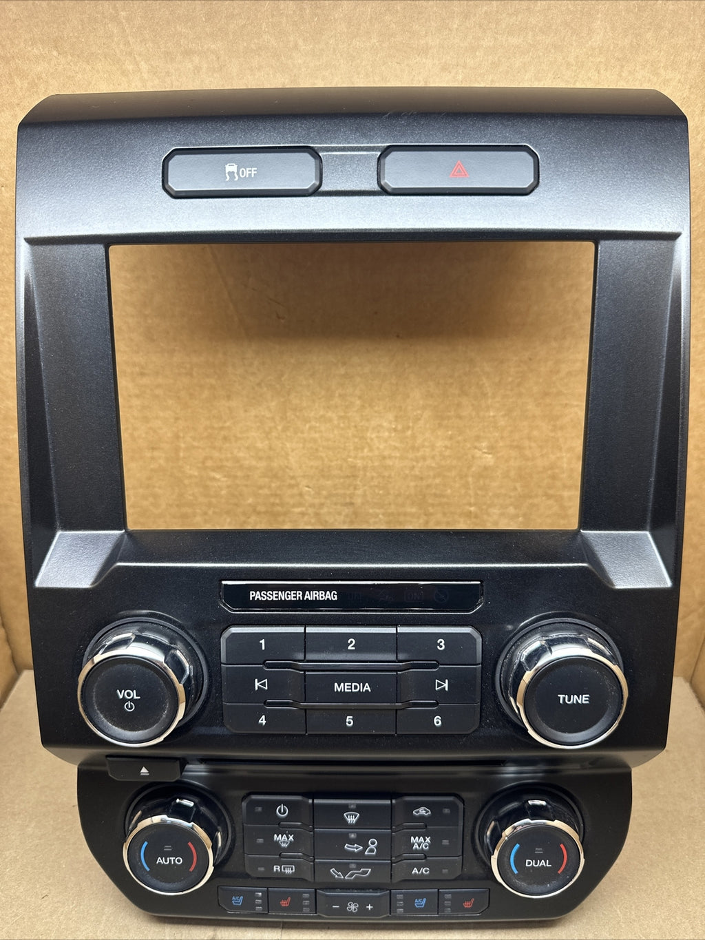 2015 2017 Ford F 150 F150 Temperature Radio Control Panel Bezel FL3T 18E245 ABJ4